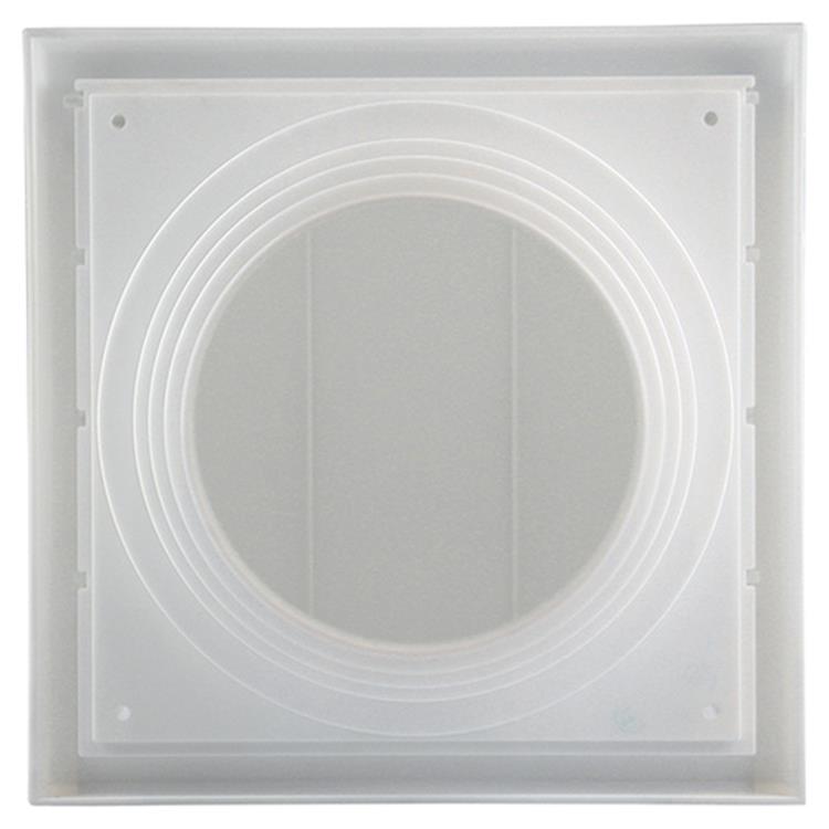Renson 1006383 - dampkaprooster 1 klep 741 dia pvc ral 9010 ø100-130 | 2 stuks