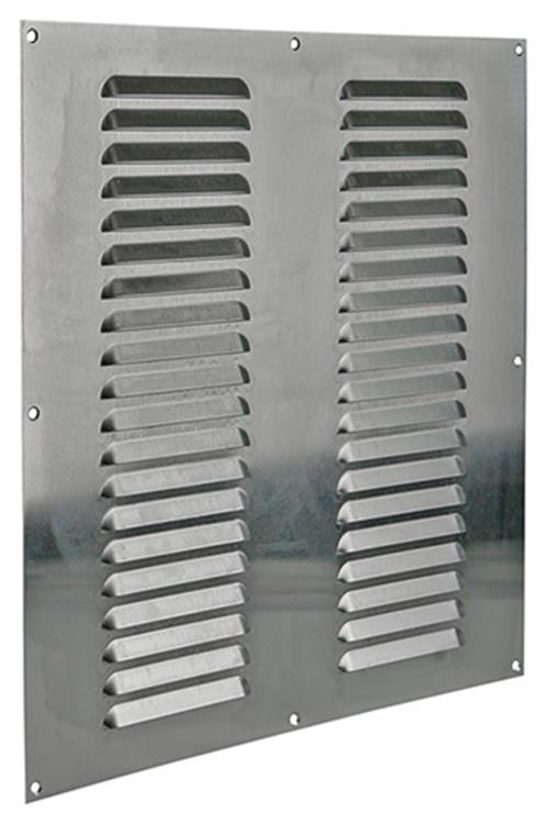 Renson 1006318 - schoepenrooster vlak alu f1 400x400mm | 5 stuks