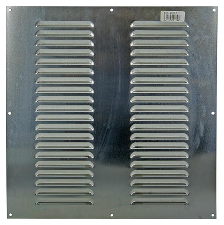 Renson 1006318 - schoepenrooster vlak alu f1 400x400mm | 5 stuks