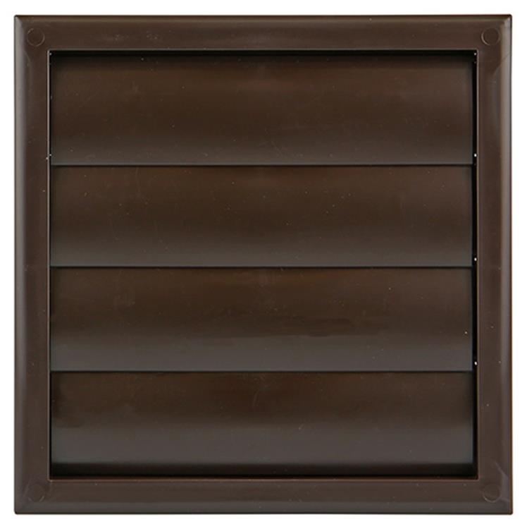 Renson 1006375 - dampkaprooster opbouw 733 pvc ral 8019 187x187mm | 2 stuks