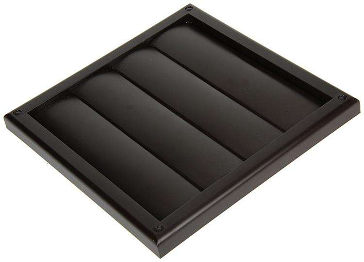 Renson 1006375 - dampkaprooster opbouw 733 pvc ral 8019 187x187mm | 2 stuks