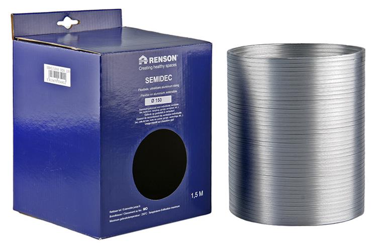 Renson 1006204 - alu flexibel dia 150 1500 mm | 2 stuks