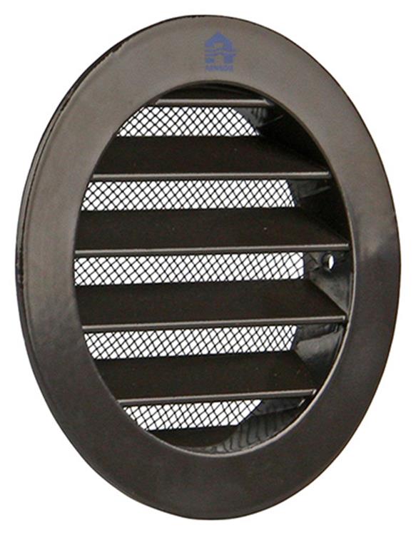 Renson 1006260 - ronde rooster inbouw 434 r alural 8019 ø 100 | 10 stuks