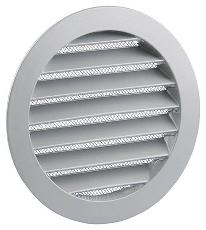 Renson 1006261 - ronde rooster inbouw 434 r alural 9006 ø 125 | 10 stuks