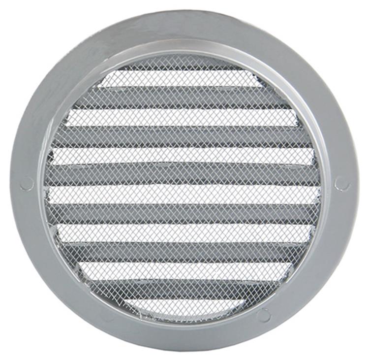 Renson 1006261 - ronde rooster inbouw 434 r alural 9006 ø 125 | 10 stuks