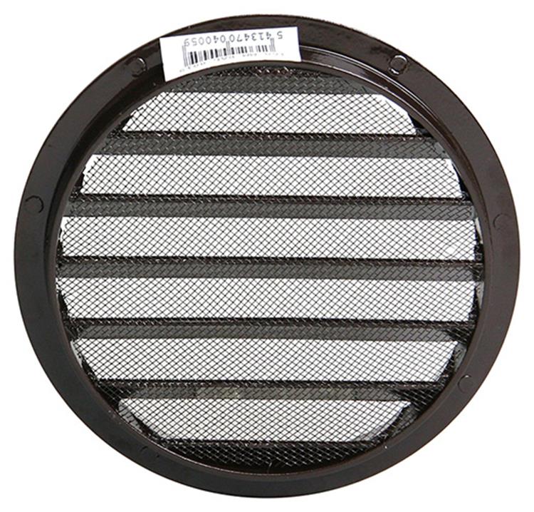 Renson 1006269 - ronde rooster inbouw 434 r alural 8019 ø 160 | 10 stuks