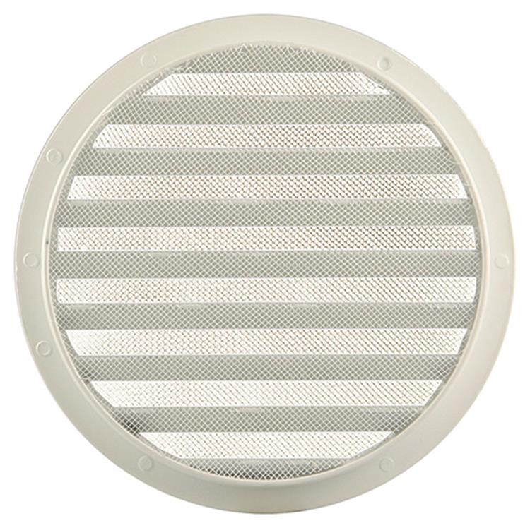 Renson 1006271 - ronde rooster inbouw 434 r alural 9010 ø 200 | 5 stuks