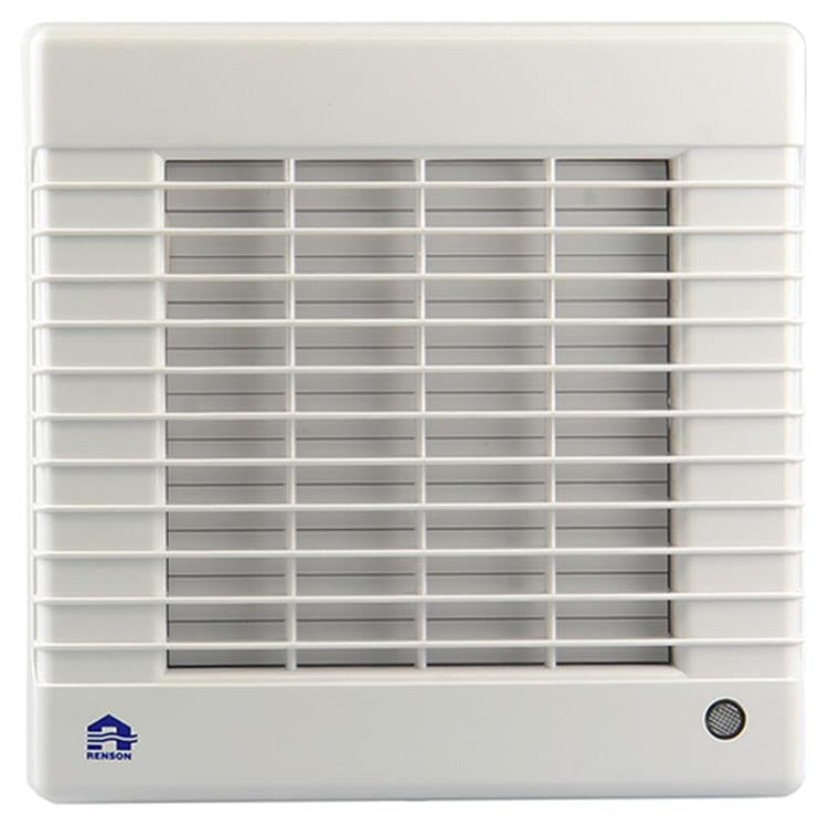 Renson 1006451 - afsluitbare ventilator met timer 7221t wit ø 100 | 2 stuks
