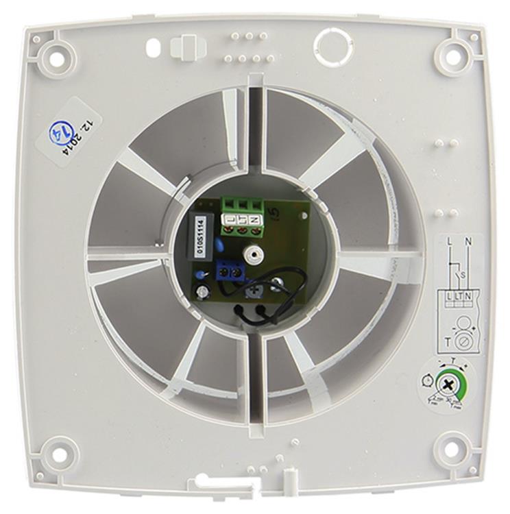 Renson 1006475 - greenwave ventilator met timer9202t wit ø 125 | 1 stuks