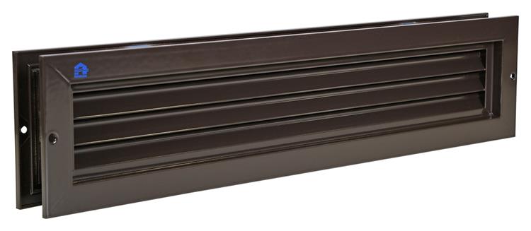 Renson 1006608 - deurrooster. 461 ral 8019 425x76mm | 2 stuks