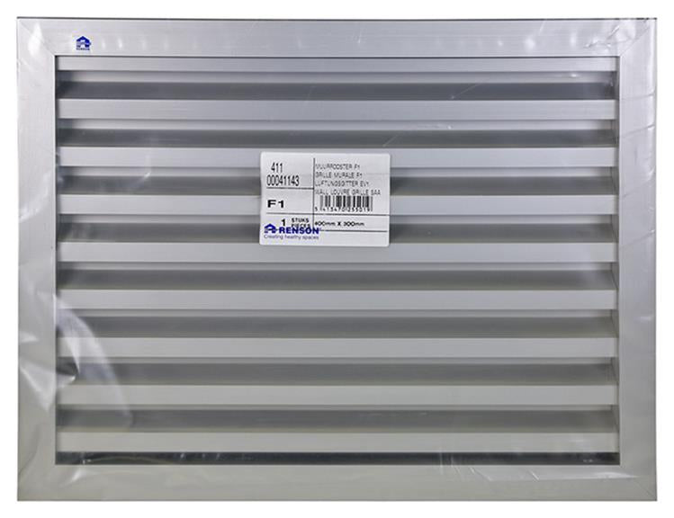 Renson 1006611 - muurrooster 411 f1 400x300mm | 1 stuks