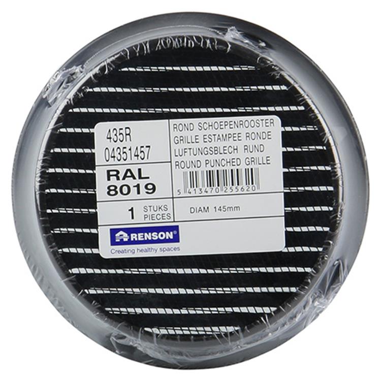 Renson 1006623 - r. scho. 435r ral 8019 ø 145 | 5 stuks