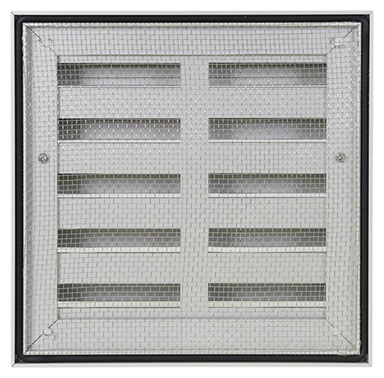 Renson 1013925 - opbouw muurrooster alu natuur 431 165x165mm | 2 stuks