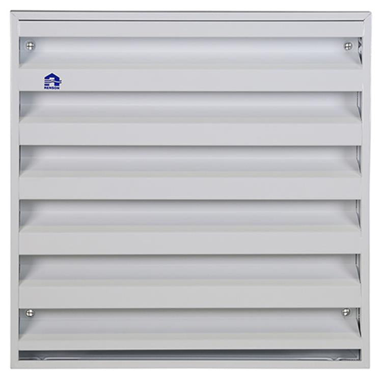 Renson 1014554 - opbouw muurrooster alu wit 431 225x225mm | 2 stuks