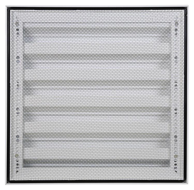 Renson 1014554 - opbouw muurrooster alu wit 431 225x225mm | 2 stuks