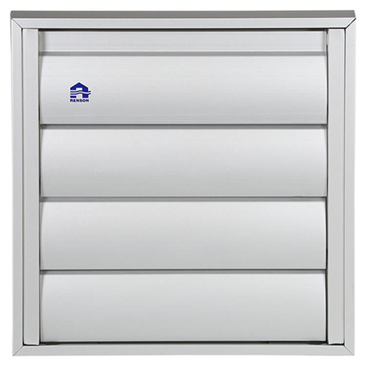 Renson 1013526 - lamellenrooster alu natuur 433 173x173mm | 2 stuks