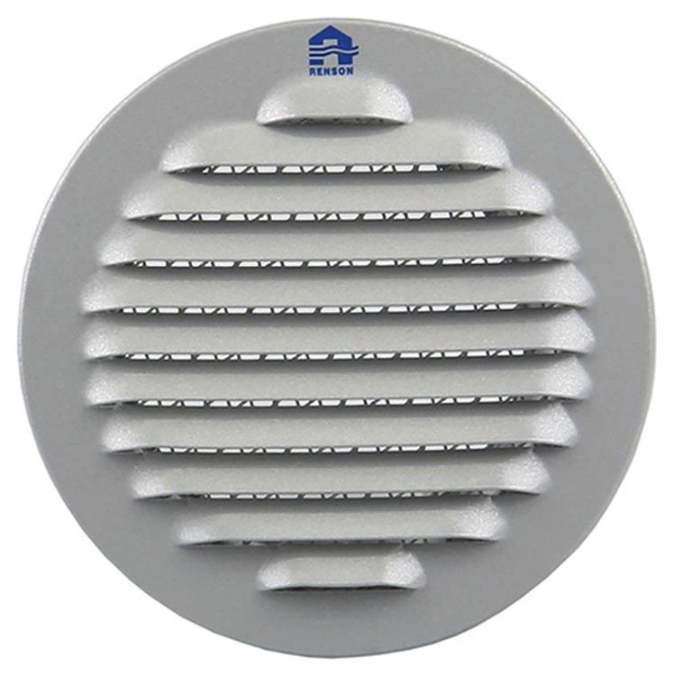 Renson 1008240 - schoepenrooster rond inb. 435 r alu ral 9006 ø 80 | 12 stuks