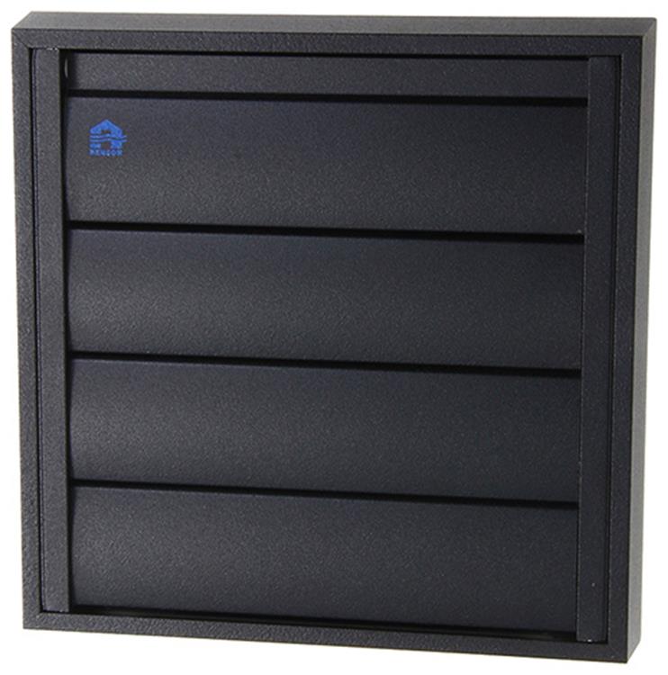 Renson 1057984 - dampkaprooster 433 (173x173) ral 9005 zwart | 2 stuks