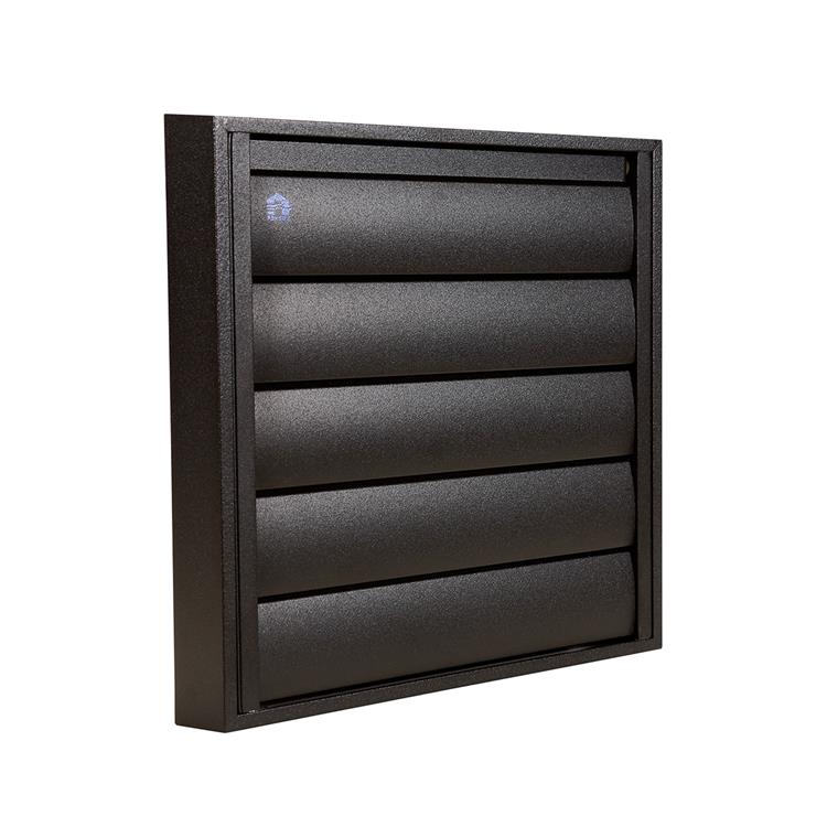 Renson 1057999 - dampkaprooster 433 (210x210) ral 9005 zwart | 2 stuks