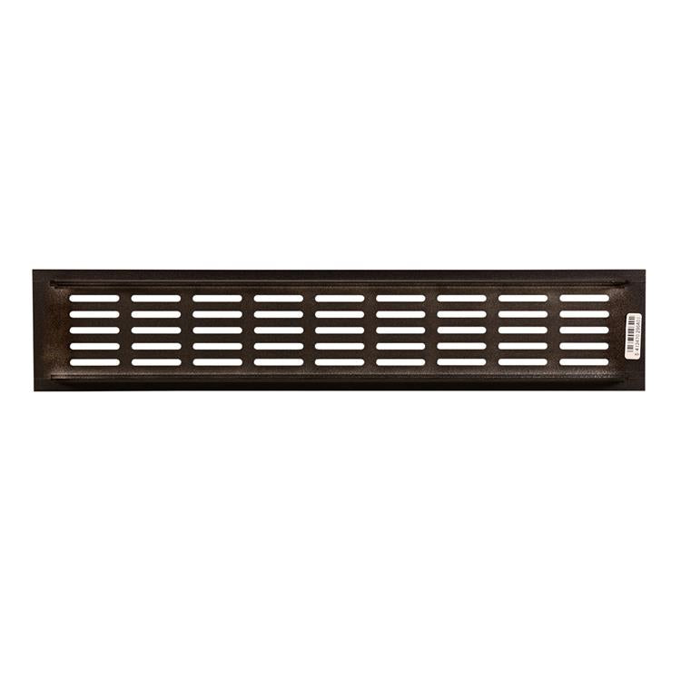 Renson 1059706 - ventilatiestrip 381 80 (400mm)ral 9005 structuur zwart | 2 stuks