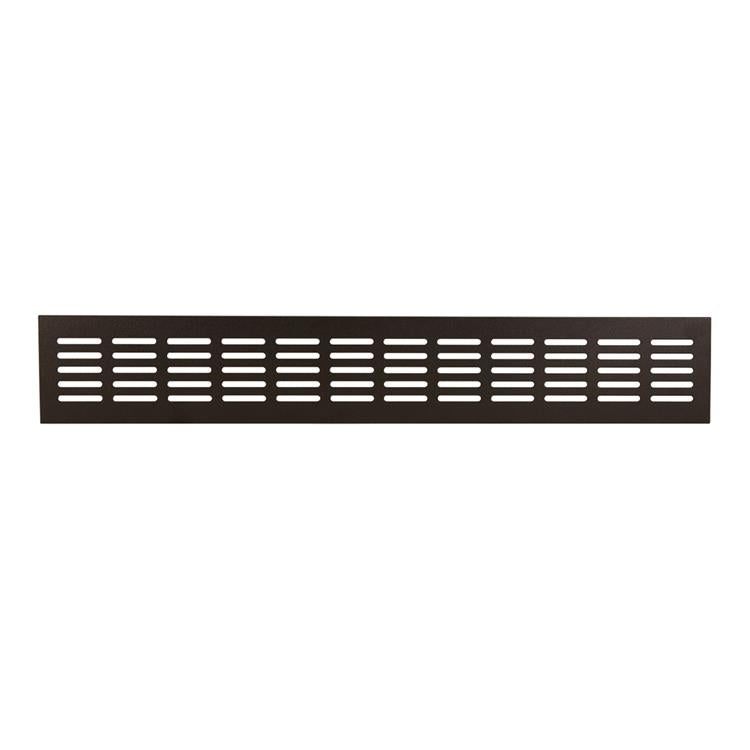 Renson 1059707 - ventilatiestrip 381 80 (500mm)ral 9005 structuur zwart | 2 stuks