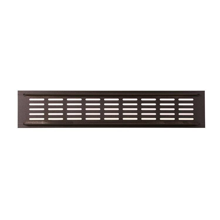 Renson 1059704 - ventilatiestrip 381 80 (400mm)ral 9005 structuur zwart | 4 stuks