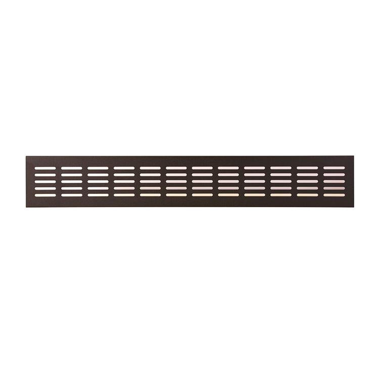 Renson 1059705 - ventilatiestrip 381 80 (500mm)ral 9005 structuur zwart | 4 stuks