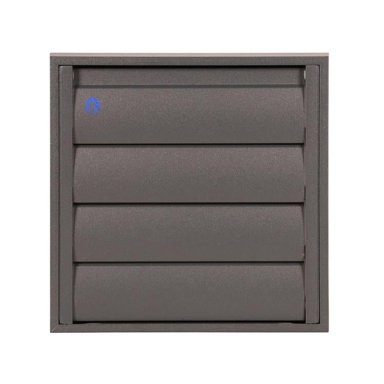 Renson 1062417 - vrac opbouw dampkaprooster alu433 (173x173) structuur 7016 | 2 stuks