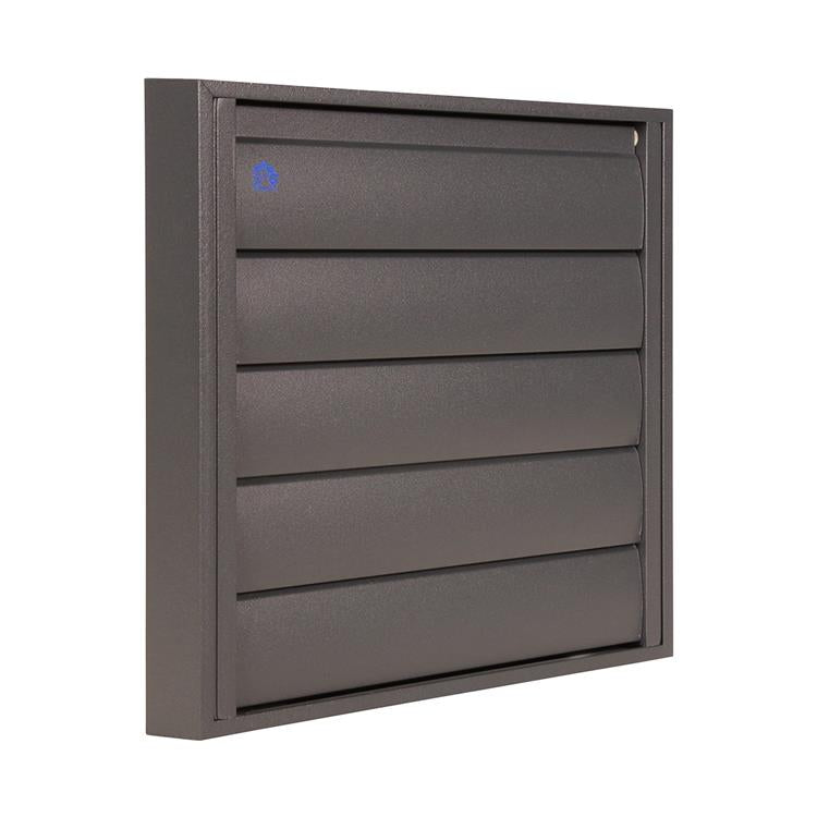 Renson 1062418 - vrac opbouw dampkaprooster alu433 (210x210) structuur 7016 | 2 stuks