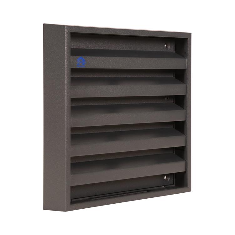 Renson 1062413 - vrac opbouw muurrooster alu 431 (165x165) structuur 7016 | 2 stuks