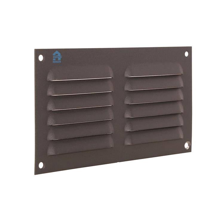 Renson 1062427 - opb.schoepenrooster plat alu 436 (200x100) structuur 7016 | 10 stuks