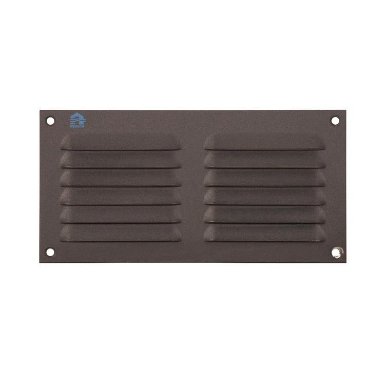 Renson 1062427 - opb.schoepenrooster plat alu 436 (200x100) structuur 7016 | 10 stuks
