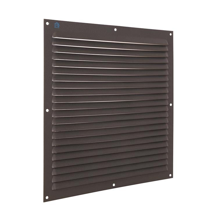 Renson 1062430 - opb.schoepenrooster plat alu 436 (300x300) structuur 7016 | 10 stuks