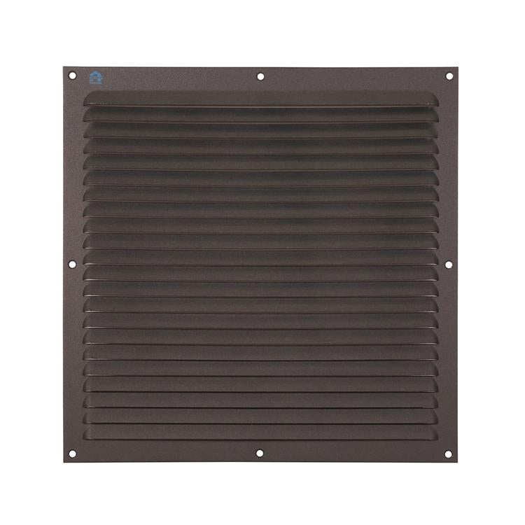 Renson 1062430 - opb.schoepenrooster plat alu 436 (300x300) structuur 7016 | 10 stuks