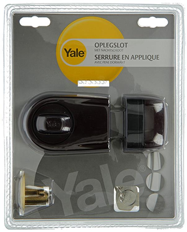 Yale 1019121 - oplegslot rim lock bruin | 1 stuks