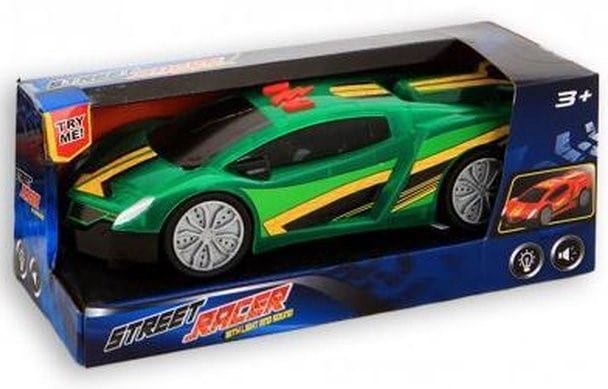 Toi-toys straatracer auto met licht en geluid groen