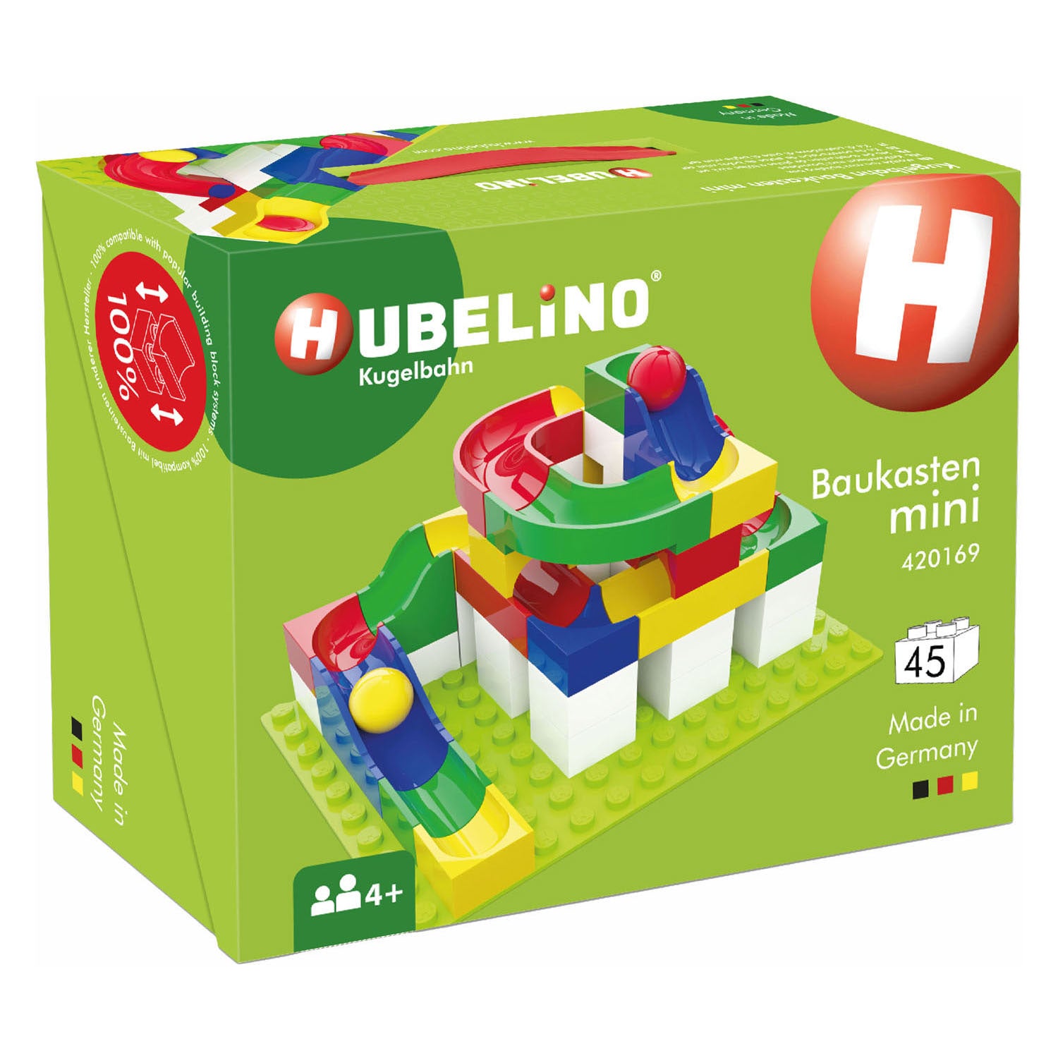 Hubelino Marble Run Mini Set - 45 pcs.