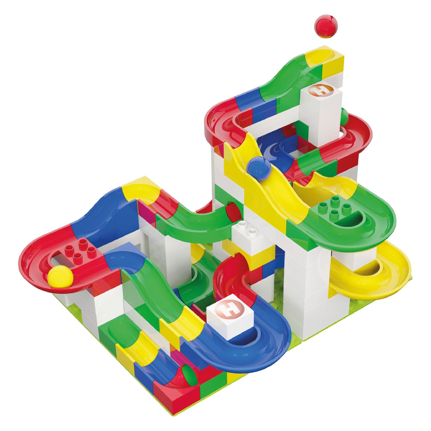 Hubelino Marble Run Starter Set - 123 pcs.