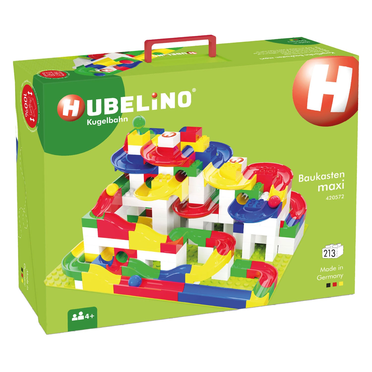 Hubelino knikkerbaan maxi bouwset - 213dlg.