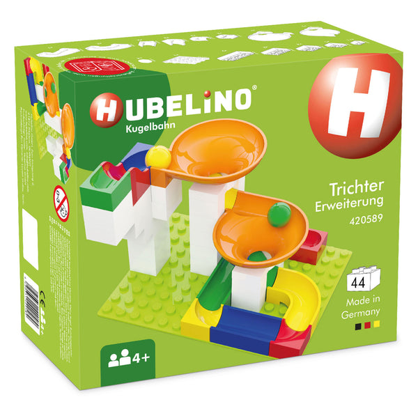 Hubelino Marble Run Expansion Set Funnel, 44 pcs.