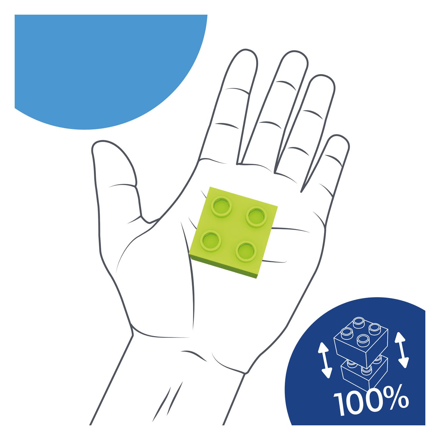 Hubelino bouwstenenset - 60dlg.