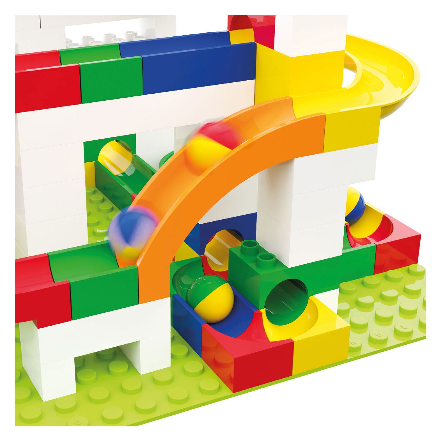 Hubelino marble run parts, 12 pcs.