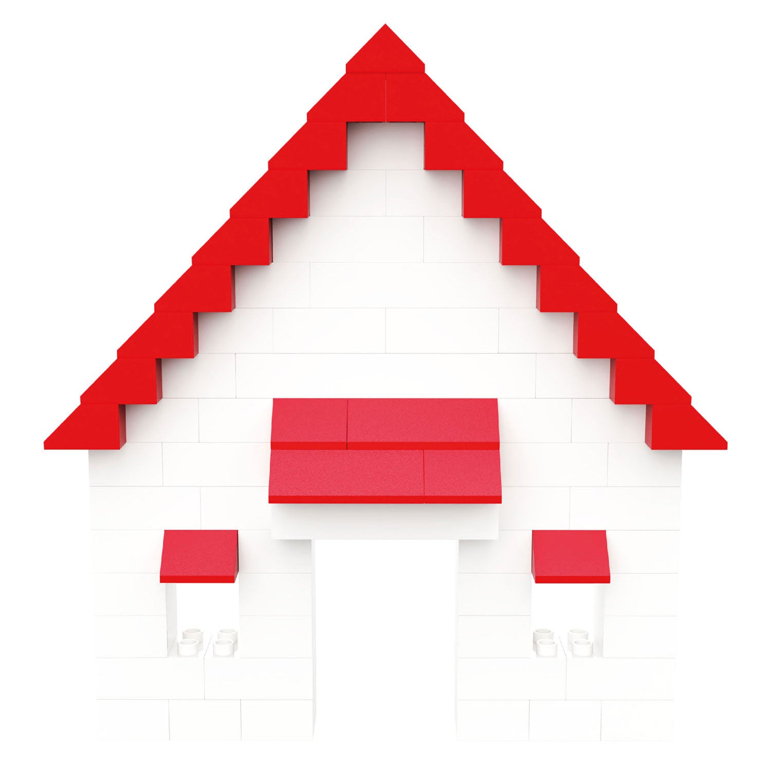 Hubelino Dakpannenset Bouwblokjes, 68dlg.