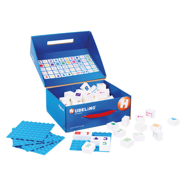 Hubelino Learning Numbers Building Blocks, 85-piece.