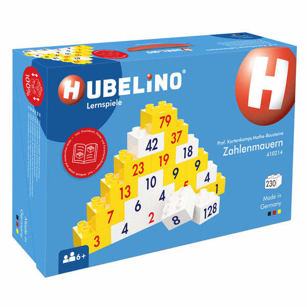 Hubelino Number Pyramid Prof. Kortenkamp's Learning Blocks, 230 pcs.