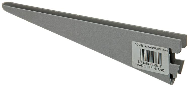 Sovella 1013121 - dubbele drager zilver effect. 20 cm | 20 stuks