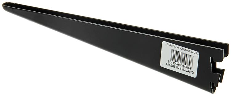 Sovella 1013160 - dubbele drager zwart .25 cm | 20 stuks