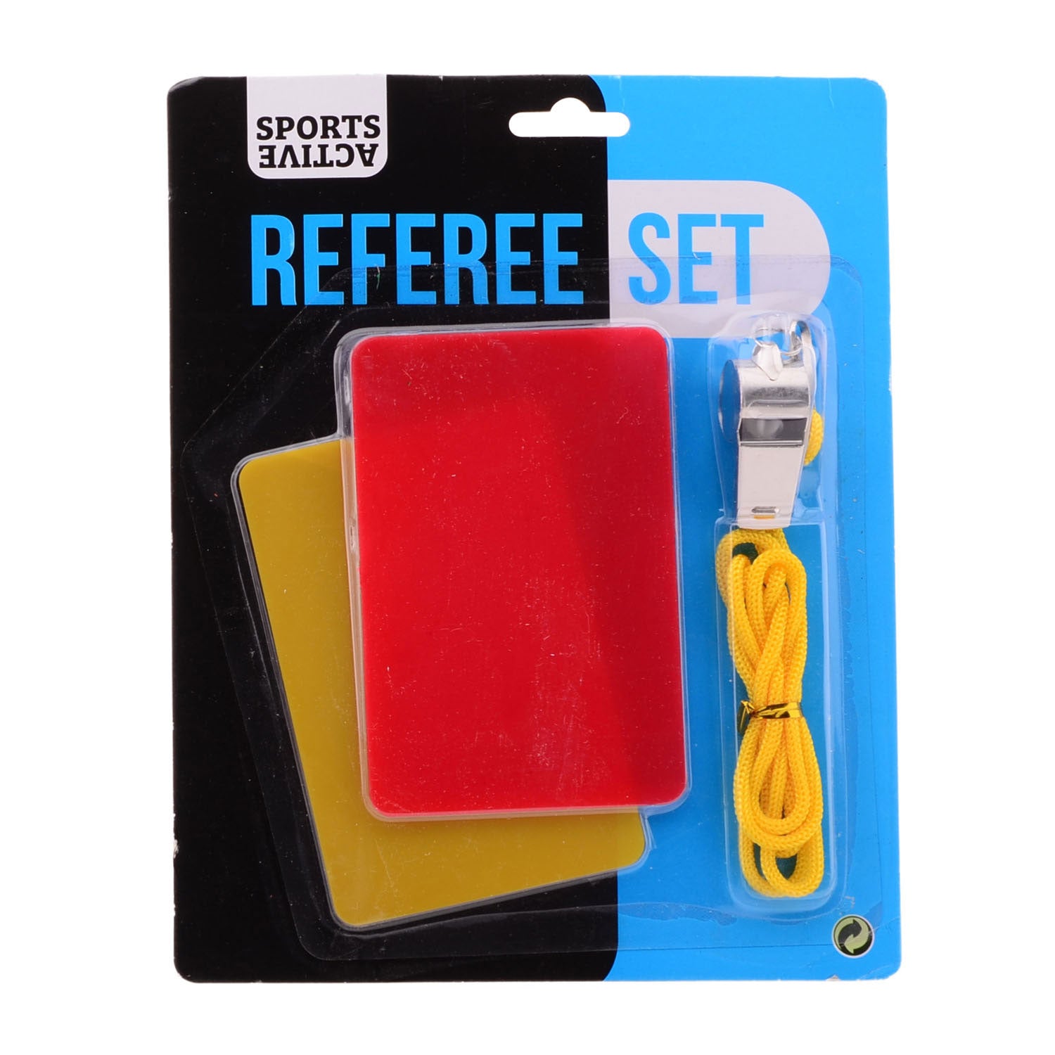 Sport actieve scheidsrechterset deluxe
