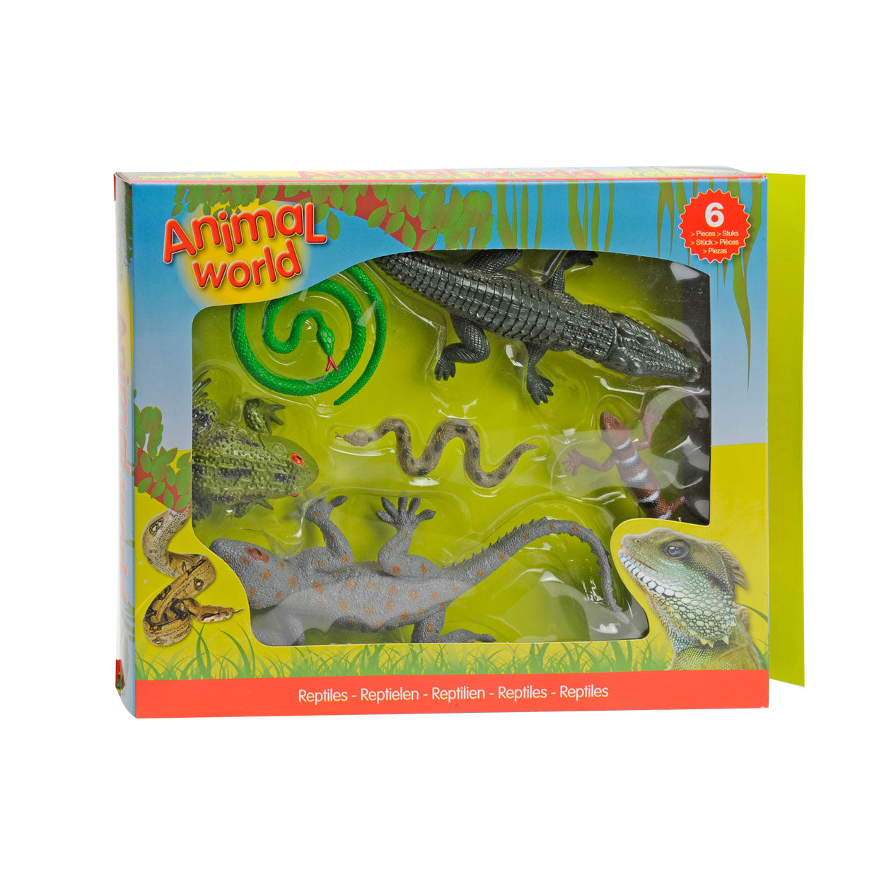 Johntoy reptielen geschenkdoos, 6st.
