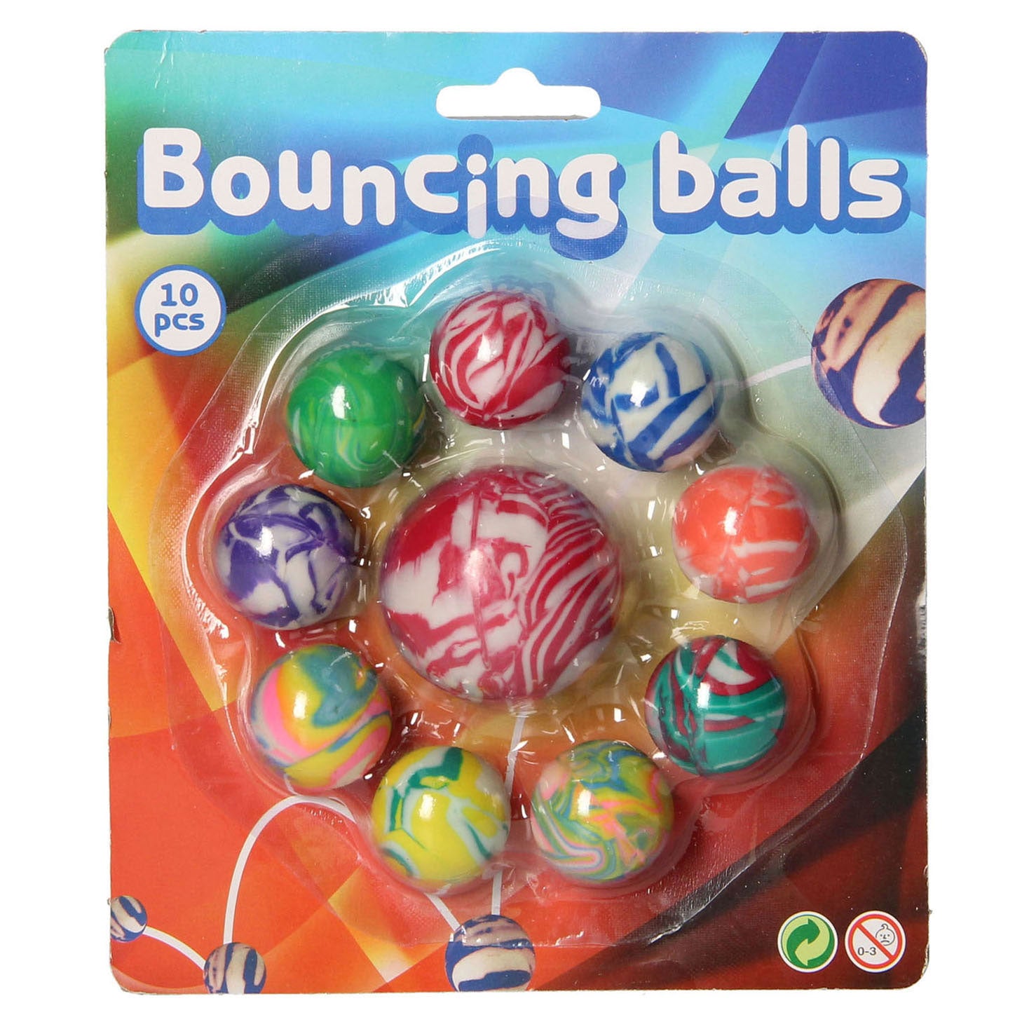 Zomerpret Stuiterballen, 10st.